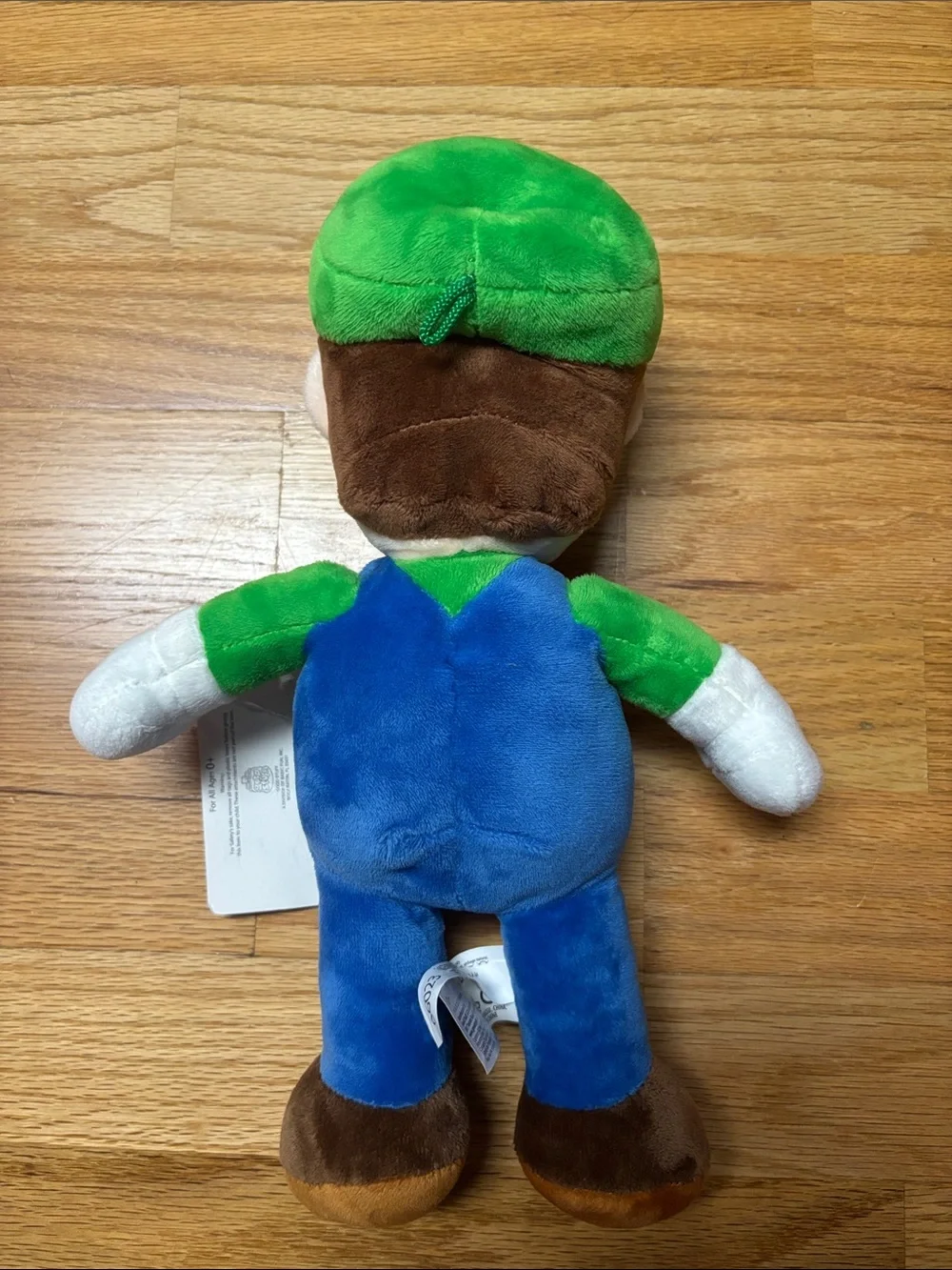 Nintendo Luigi Plush — Green Hat, Green Shirt & Blue Overalls